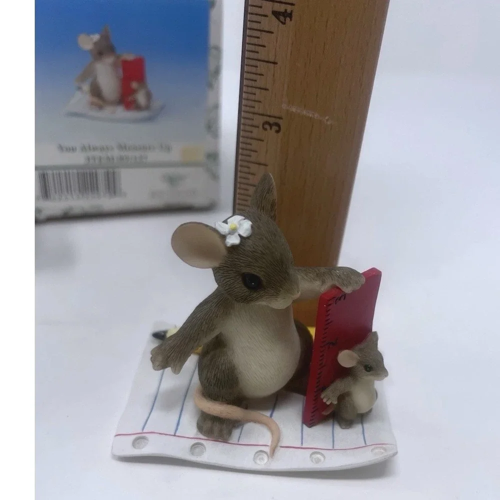 Charming Tails You Always Measure Up 89/127 Fitz Floyd Dean Griff Mouse Box